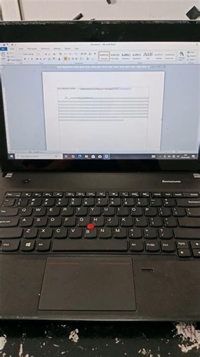 when the Lenovo Thinkpad keyboard clicks on its own, it wobbles #laptopservice