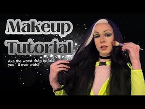 My drag queen makeup tutorial (MY FIRST YOUTUBE VID!)
