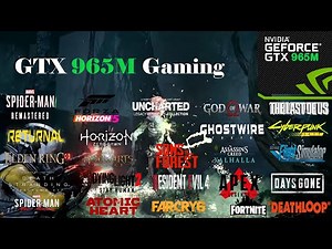 GTX 965M Gaming in 2023 - Test in 38 Games