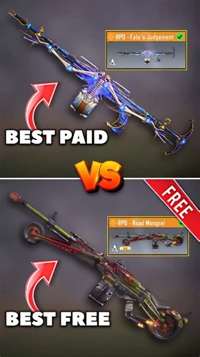 Free vs Paid Legendary RPD in CODM | Strange One Gaming