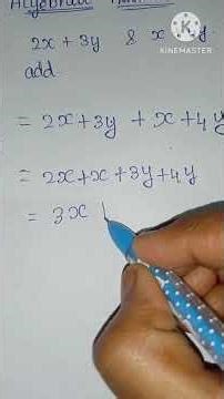 Algebraic addition #easy tricks##😎😎
