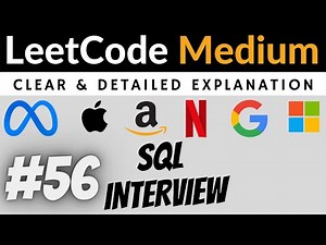 LeetCode Medium 1831 Interview SQL Question with Detailed Explanation