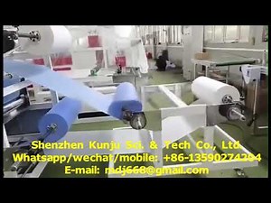 Reinforced Sheet Non Woven Surgical Gown Sleeve Making Machine