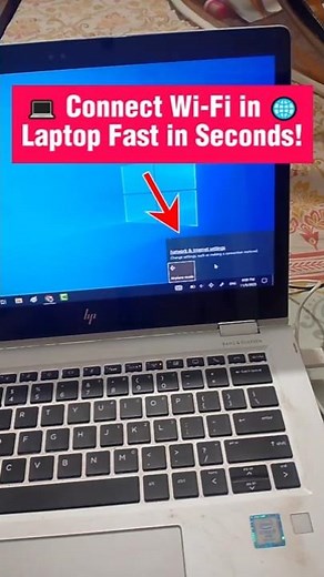 How To Connect Wi-Fi Any Laptop in Under 30 Seconds! 🌐