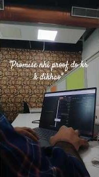"Don't promise give proof" #shorts #coding #programming #music #developer #tech #viralshorts
