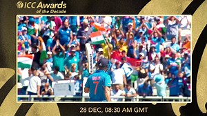 The rest of the #ICCAwards of the Decade will be announced 8.30 AM GMT tomorrow! That's all for today, folks! Take a breather 😅 | ICC - International Cricket Council