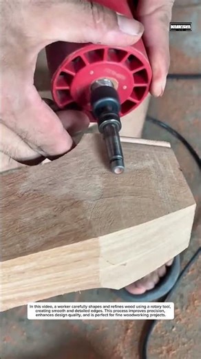 Satisfying Wood Detailing with Rotary Tool | Amazing DIY Craftsmanship
