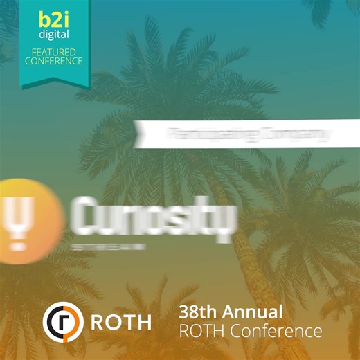 As Marketing Partner for the 38th Annual ROTH Capital Partners Conference, B2i Digital is spotlighting presenting company Curiosity Stream Inc. (NASDAQ: CURI). CuriosityStream, Inc. is a media and entertainment company. It offers video and audio programming across the principal categories of factual entertainment, including science, history, society, nature, lifestyle, and technology. The company was founded by John S. Hendricks on June 06, 2008 and is headquartered in Silver Spring, MD. Present