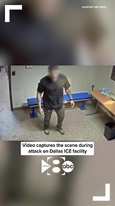 Surveillance video from the Dallas ICE facility targeted by a shooter shows detainees running for safety and officers helping those trapped in vehicles. MORE: https://www.wfaa.com/article/news/local/shooting-outside-dallas-ice-facility-safety-concerns-nationwide/287-bc340b0f-1a7b-40d0-b5e5-775978371597?utm_medium=social&utm_source=facebook_WFAA | WFAA