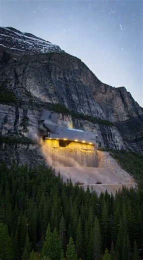 Building a Billionaire's Secret Mountain Base #secretbase #billionairelifestyle