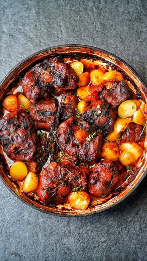 CheatMeats BBQ & Grill Experts on Instagram: "Slow Roasted Oxtail Recipe 🍖 This melt in your mouth beefy cut has an intense, rich flavour making it perfect for your next stew or slow cooker dinner. As the collagen breaks down during slow cooking it creates a mouthfeel and depth of flavor that’s second to none! Written recipe below; - Season the oxtail with salt on all sides and then lightly dust with flour. - Add olive oil to a large casserole dish and set over high heat. - Brown off the oxtail