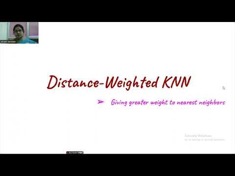Distance-Weighted KNN for Discrete-Valued target Function