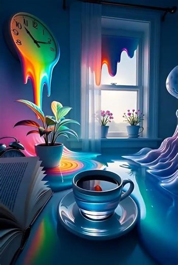 Mesmerizing AI ASMR | Psychedelic Relaxing Visuals | 10s of Pure Calm #shorts #asmr