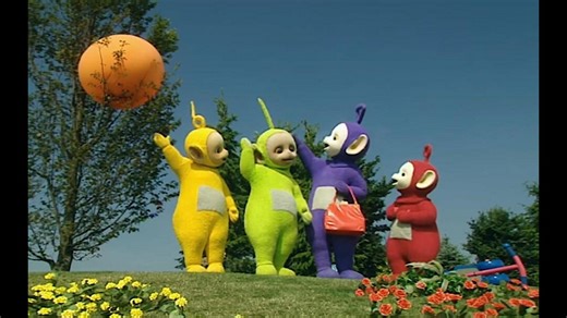 【天线宝宝英文原版】被卡住的球（2）