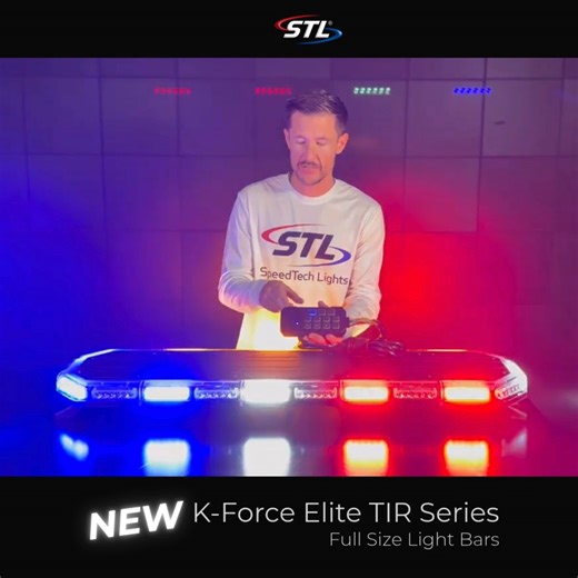 2.4K views · 51 reactions | Watch the features of our NEW K-Force Elite TIR Full Light Bars! Check out the product pages to watch the full demo / pattern videos and use our Interactive Players to demo your lights online! Extra 20% OFF All Orders! Use Code: HERO SpeedTechLights.com #LightingTheWay | SpeedTech Lights | Facebook