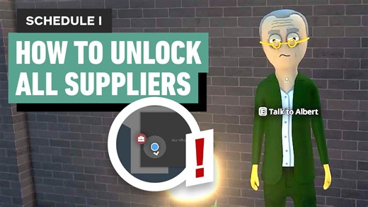 Schedule I: How to Unlock All Suppliers | Stash Locations