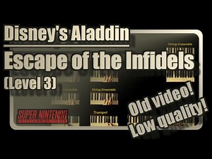 Escape of the Infidels (Disney's Aladdin, SNES) - All tracks on keyboard