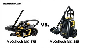 McCulloch MC1375 vs. MC1385 Steamer Comparison - Cleaners Talk