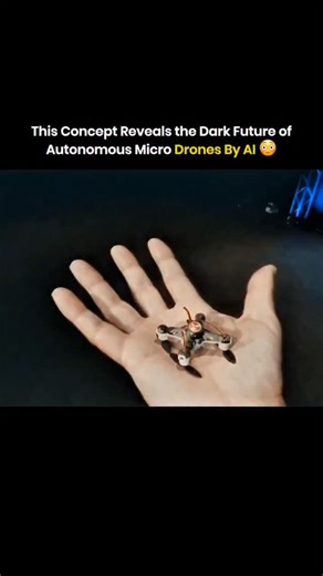movie sphere HQ on Instagram: "This concept shows how micro drones evolve when artificial intelligence, computer vision, and autonomous decision systems advance together. These platforms operate at extremely small scales while processing large amounts of sensor data in real time. They navigate complex spaces, detect faces or objects, and select actions within milliseconds. Unlike traditional drones, no remote pilot guides each move. Embedded sensors and AI models interpret surroundings faster th