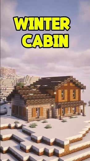 EASY Winter Cabin in Minecraft