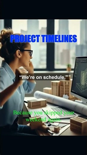 Industry Truth Bombs #22: Project Timelines #architecture #design