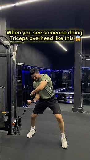How to do overhead rope triceps extension