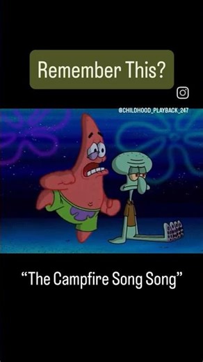 SpongeBob SquarePants | The Camping Episode! | The Campfire Song Song!