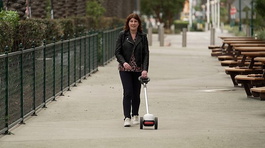 Testing the Glide smart cane for blind people