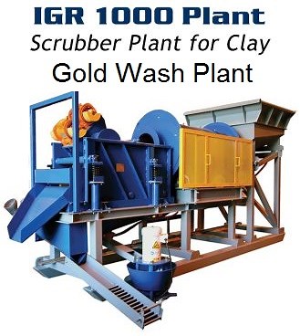 4 TPH GOLD WASH PLANT IGR1000 TROMMEL - 911Metallurgist