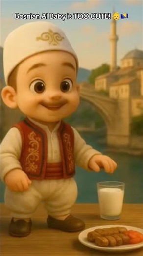Bosnian Baby 🇧🇦👶 | Pixar-Style 3D Animation Short ✨