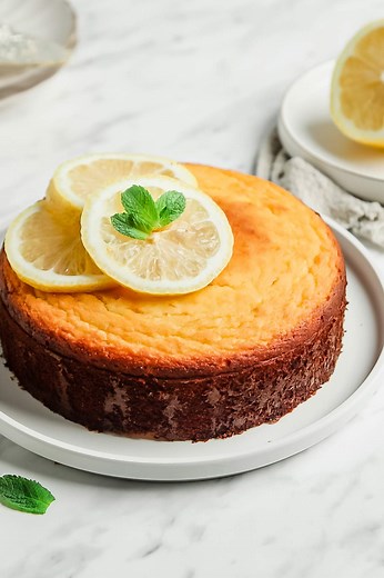 Coconut Flour Lemon Cake » LeelaLicious