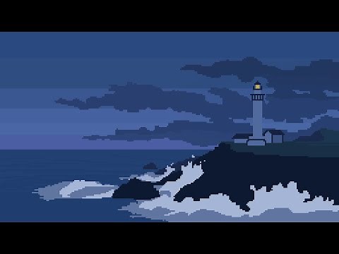 Pixel Animation - Ocean Wave Loop