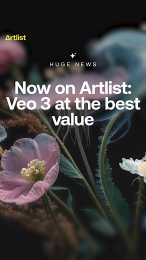 Generate 2 times more videos on Veo 3 using the same credits — the best AI video generator just got better! | Artlist.io