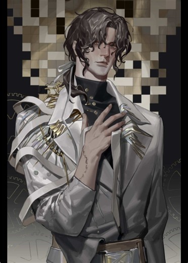 here it is bros, the one and only (also got 2 portraits of him) #reverse1999 #enigma #digitalart #illustration #speedpaint