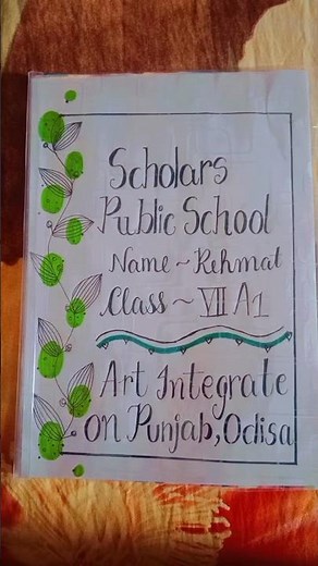 Art integrated project on Punjab and Odisha