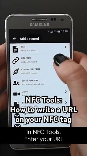 NFC Tools: How to write a URL on your NFC tag