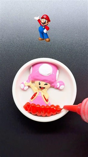 Super Mario 🩷 Color Mixing #satisfying #colors #mario #colormixing #supermario