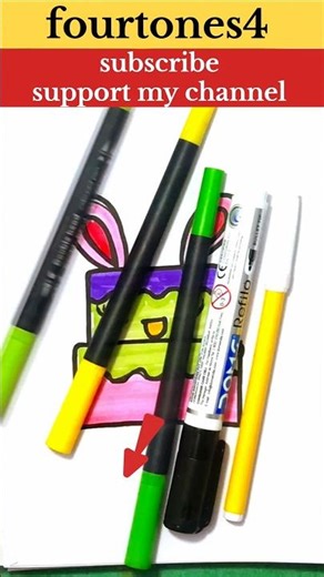 Easy Birthday cake drawing/ Menggambar kue ulang tahun yang simpel #drawingforkids #cake #drawing 🎂🎂