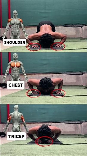 Push-Ups Explained: How Hand Position Targets Chest, Shoulders, or Triceps