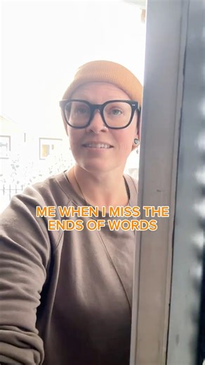 Missing word endings in English?