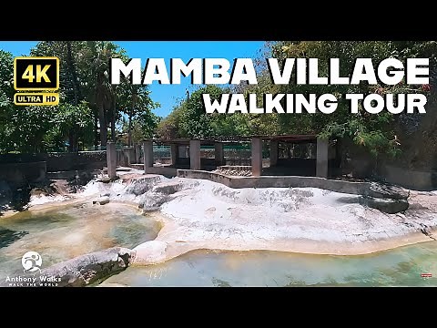 Exploring Africa's Biggest Crocodile Farm at Mamba Village Mombasa | 4k UHD Walking Tour