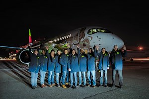 Before a new aircraft joins our fleet, it undergoes a complex process - from factory inspections and test flights to final approvals. Once everything checks out, the real journey begins ✈️ The ferry flight marks the aircraft’s first trip under our wing, flying from the manufacturer’s facility in Canada, Mirabel 🇨🇦 to its new home base, Riga, Latvia 🇱🇻 Experience the journey through the eyes of our 50th Airbus A220-300, that was warmly welcomed home by our incredible colleagues, partners, and