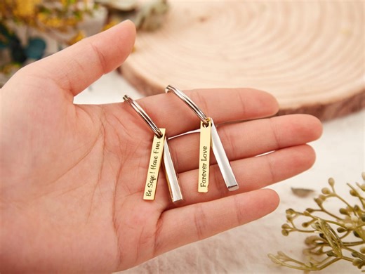 Custom Friendship Keychains,personalized Thick and Thin Keychain,best Friend Gifts,long Distance Friend Gift,boyfriend Gift,gift for Her - Etsy