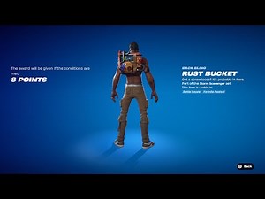 How Many Points Do You Need To Get Rust Bucket Back Bling in Fortnite? (Nvidia GeForce Rtx Cup)