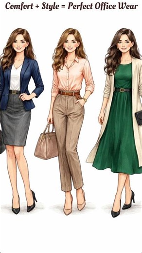 Simple & Elegant Office Wear Outfit Ideas | Work Lookbook 💼✨