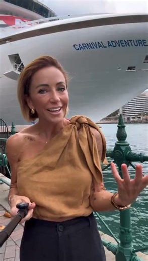 See our comprehensive guided tour of the new Carnival Adventure here and read about her in our article. https://cruisepassenger.com.au/news/carnival-cruise-line-president-why-i-closed-po/ #carnivalcruiseline #sydneyharbour | Cruise Passenger