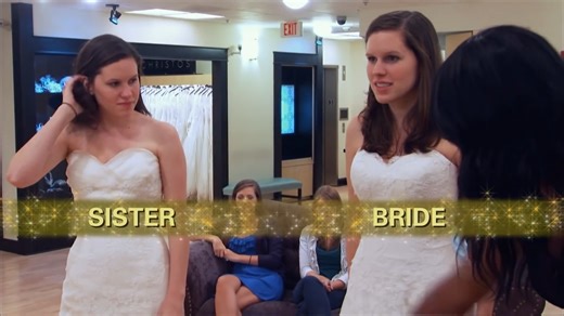 11K views · 100 reactions | These identical twin sisters want to try dresses at the same time but just one of them will get married! Monte doesn't think that this is a good idea. | Say Yes to the Dress Atlanta TLC | Facebook