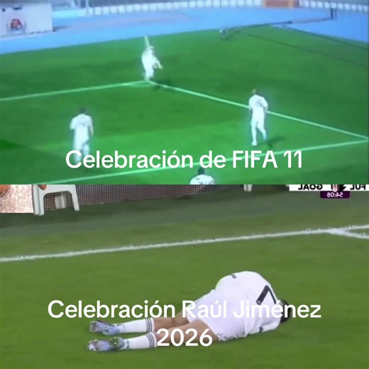 Celebración de Raúl Jiménez en FIFA 2026