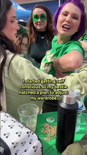 Strangers Guard Woman Getting Changed In Public 💕