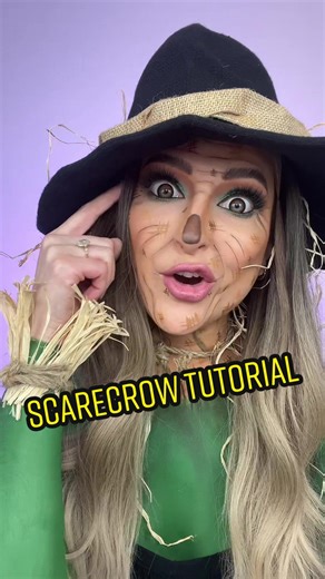 Scarecrow tutorial for look number THREE of my Wizard of Oz series 🌾 #scarecrow #wizardofoz #wizardofozmakeup #wizardofozcosplay #scarecrowmakeup #scarecrowcosplay #sfxmakeup